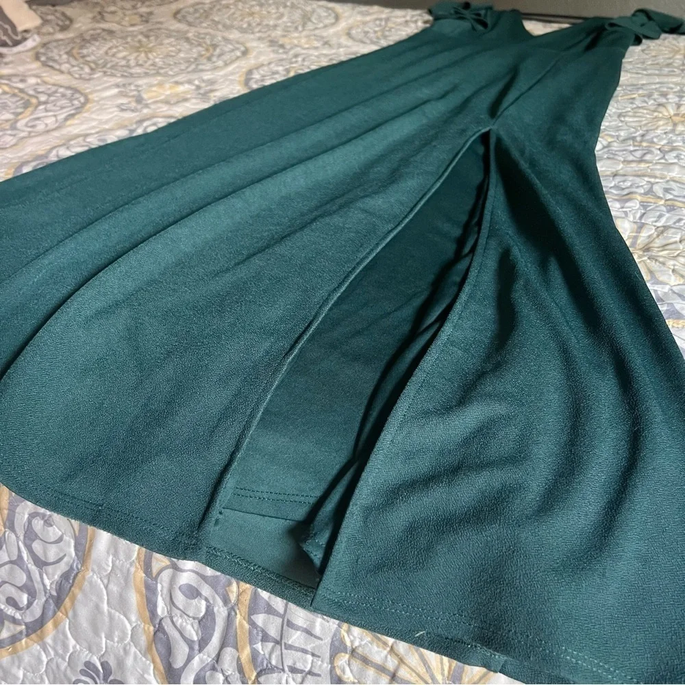 Birdy Grey Emerald Hannah Maxi Bridesmaid Wedding Empire Waist Dress, Large - Picture 5 of 11